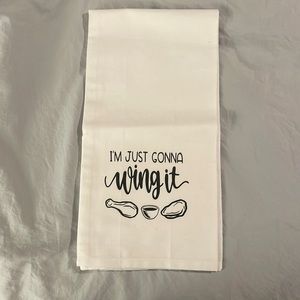 NWOT I'm Just Gonna Wing It Hand Towel